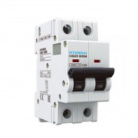 HYUNDAI Автоматический выключатель HGD63-M 2PMBS0000C 00010 2 полюса, 10А, ток к.з. 6kA, хар-ка B (STANDARD) 13.04.001008 фото