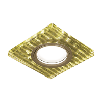 Gauss Светильник Backlight Gu5.3 LED 2700K 1/40 квадрат, золотые нити/золото BL081 фото