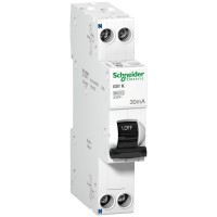 Schneider Electric Acti 9 iDif K Дифференциальный автоматический выключатель 6КА 6A C 30МA A A9D49606 фото