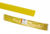TDM Термоусаживаемая трубка ТУТнг 10/5 желтая по 1м (50 м/упак) SQ0518-0216 фото