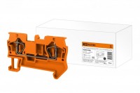 TDM Зажим клеммный безвинтовой (ЗКБ) 1,5 мм2 17,5А оранжевый SQ0822-0088 фото