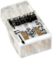 WAGO Клемма с пастой для 2-х медных/алюмин. однопроволочных проводников сеч. до 2,5 мм кв. (поштучно) 2273-242 фото