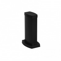 Legrand Snap-On мини-колонна алюминиевая с крышкой из пластика, 2 секции, высота 0,3 метра, цвет черный 653022 фото