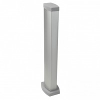Legrand Snap-On мини-колонна алюминиевая с крышкой из алюминия, 2 секции, высота 0,68 метра, цвет алюминий 653024 фото