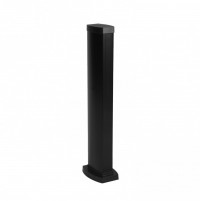 Legrand Snap-On мини-колонна алюминиевая с крышкой из пластика, 2 секции, высота 0,68 метра, цвет черный 653025 фото
