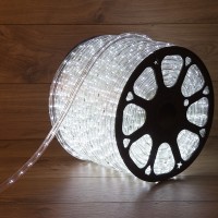 NEON-NIGHT Дюралайт LED, свечение с динамикой (3W) - белый, 36 LED/м, бухта 100м 121-325 фото
