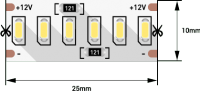 SWG Лента светодиодная стандарт 3014, 240 LED/м, 24 Вт/м, 12В , IP20, М Цвет: Холодный белый 00-00009255 фото