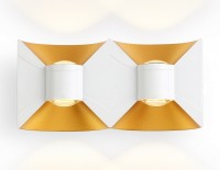 Ambrella Светильник уличный светодиодный настенный ST4475/4 WH/GD белый/золото LED 4200K 11W IP54 180*90*55 ST4475 фото