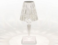 Ambrella Настольная светодиодная лампа с сенсорным выключателем DE8055 CL прозрачный LED 3000K/4200K/6400K 3W DE8055 фото
