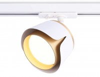 Ambrella Трековый однофазный светильник со сменной лампой GL5343 WH/GD белый/золото GX53 D100*66 GL5343 фото