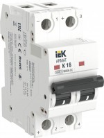 IEK ARMAT Автоматический выключатель M06N-DC 2P K 16А AR-M06N-2-K016DC фото