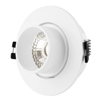 Denkirs DK3120-WH Встраиваемый светильник, IP20, до 15 Вт, LED, GU5,3, белый, пластик DK3120-WH фото