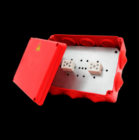 КМ-Профиль Коробка распределительная огнестойкая КРОПС-П5, IP54, габаритные размеры 190х140х70 мм, для кабелей сечением до 2,5 мм2, 20 клемм KR0069 фото