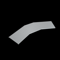 КМ-Профиль Крышка лестничного горизонтального угла 45 гр. 150 мм INOX304 LO20039 фото
