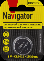 Navigator Элемент питания 93 822 NBT-CR2025-BP1 93822 фото