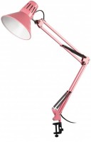 ЭРА Настольный светильник ЭРА N-121-E27-40W-P Е27 на струбцине розовый Б0052761 фото