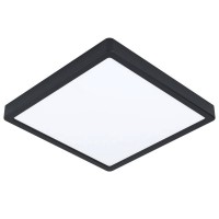 Eglo 900281 Уличный настенно-потолочный светильник ARGOLIS 2, LED 20,5W, 2400lm, IP44, L285, B285, H30, сталь, черный/ пластик, белый 900281 фото