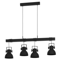 Eglo 43726 Подвесной потолочный светильник (люстра) SHIREBROOK, 4Х40W, E27, L1000, B250, H1100, сталь, де 43726 фото