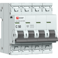 EKF Автоматический выключатель 4P 50А (C) 6кА ВА 47-63N PROxima M636450C фото