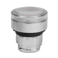 КЭАЗ Головка кнопки OptiSignal D22 A4-PL-1 с подсветкой белая металл ZB4BW313 332256 фото