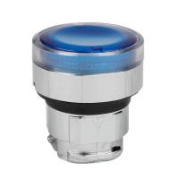 КЭАЗ Головка кнопки OptiSignal D22 A4-PL-6 с подсветкой синяя металл ZB4BW363 332260 фото
