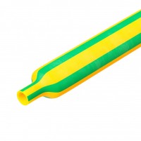 DKC Самозатухающая термоусаживаемая трубка 9/3 мм желто-зеленый 3:1 TN3PC30190YGN фото