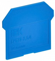 IEK Заглушка для CTS 2,5/4мм2 синяя YCT10-00-K07-002-ZGL фото