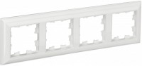 IEK Brite Decor белый 3D-форма рамка 4 места BR-M42-12-K01 фото