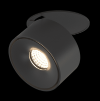 DesignLed Светильник светодиодный потолочный встраиваемый , серия GW, черный, 9Вт, IP20, Теплый белый (3000К) 004892 00-00004892 фото
