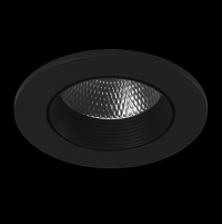 DesignLed Светильник светодиодный потолочный встраиваемый наклонный, серия DL-KZ, черный, 7Вт, IP20, Теплый белый (3000К) 002347 00-00002347 фото