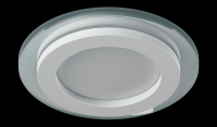 Светильник светодиодный потолочный встраиваемый P, Белый, Сталь/Стекло, Нейтральный белый (4000-4500K), 6Вт, IP20 00-00001809 фото