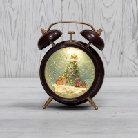 NEON-NIGHT Декоративный светильник «Часы» с эффектом снегопада 501-162 фото