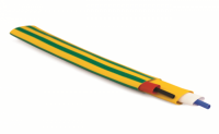 DKC Термоусаживаемая самозатухающая трубка в рулоне 3/1 мм желто-зеленый 3:1 2NF301R30GY фото