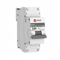 EKF Автоматический выключатель 3P 63А (D) 10kA ВА 47-100M без теплового расцепителя PROxima mcb47100m-3-63D-pro фото