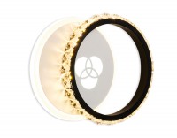 Ambrella Настенный светодиодный светильник с хрусталем FA228 WH белый LED 4200K+4200K/6400K 28W 220*170*50 FA228 фото