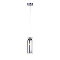 Ambrella Подвесной светильник со сменной лампой TR3572 CH/SM хром/дымчатый E14 max 40W D100*1050 TR3572 фото
