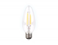 Ambrella Филаментная светодиодная лампа Filament LED C37-F 6W E27 4200K (60W) 202220 фото