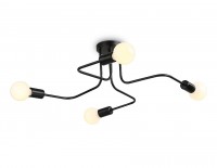 Ambrella Потолочный светильник в стиле лофт TR8022/4 BK черный E27*4 max 40W D715*205 TR8022 фото