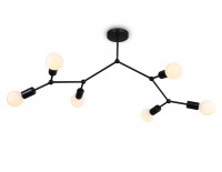 Ambrella Потолочный светильник в стиле лофт TR8036/6 BK черный E27*6 max 40W D670*590 TR8036 фото