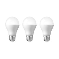 Лампа светодиодная Груша A60 9.5 Вт E27 903 Лм 4000 K нейтральный свет (3 шт./уп.) Rexant 604-002-3 фото