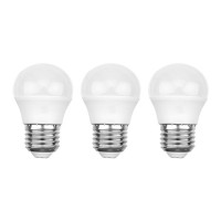 Лампа светодиодная Шарик (GL) 9.5 Вт E27 903 Лм 4000 K нейтральный свет (3 шт./уп.) Rexant 604-040-3 фото