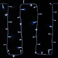 NEON-NIGHT Гирлянда модульная «Дюраплей LED» 20 м, 200 LED, белый каучук, мерцающий Flashing (каждый 5-й диод) свечение белое 315-535 фото