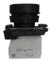 Электротехник КМЕ 4220м УХЛ2, чёрный, 2но+0нз, цилиндр, IP65, выключатель кнопочный  (ЭТ) ET011131 фото