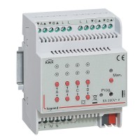 Legrand KNX Активатор для приводов жалюзи/рольставень 4-канальный 6А.DIN 4 модуля. 002691 фото
