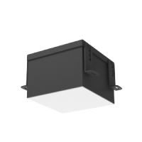Varton Светодиодный светильник DL-Grill для потолка Грильято 150х150 мм встраиваемый 24 Вт 4000 К 136х136х80 мм IP54 RAL9005 черный муар диммируемый п V1-R0-90809-10D01-5402440 фото