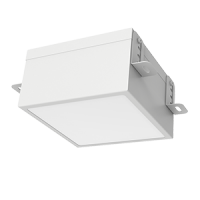 Varton Светодиодный светильник DL-Grill для потолка Грильято 200х200 мм встраиваемый 25 Вт 3000 К 186х186х80 мм IP54 RAL9003 белый муар диммируемый по V1-R0-00810-10D01-5402530 фото